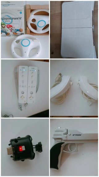 SúperPack Wii + complementos + juegos + Mario kart