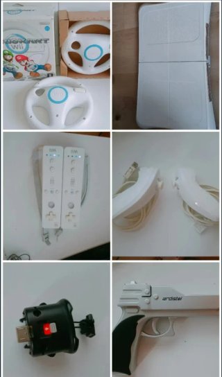 Súper Pack Wii/complementos 7-9 juegos/Mario kart