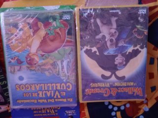 DVDs Shrek 2 y otras películas