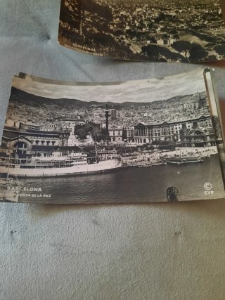 Collezione di cartoline antiche di Barcellona