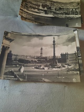 Collezione di cartoline antiche di Barcellona