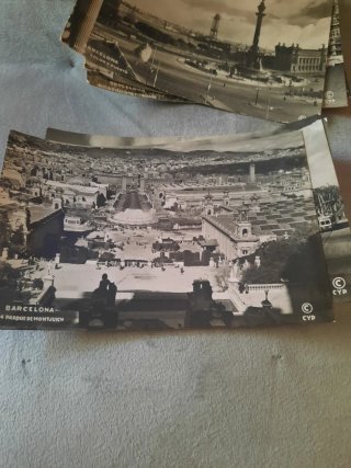 Collezione di cartoline antiche di Barcellona