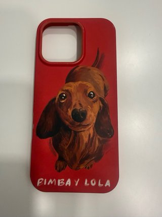 Custodia iPhone 14 Pro Bimba y Lola con cane