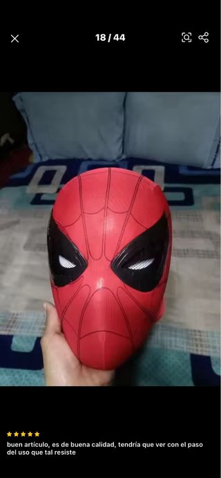 Máscara Spider-Man Electrónica