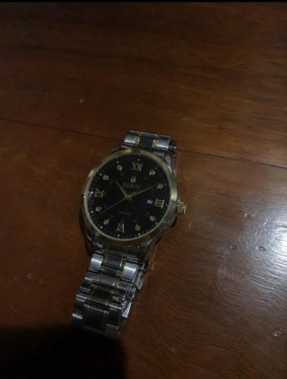 Reloj RUIGE Negro y Dorado
