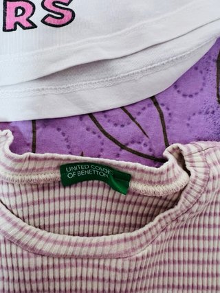 Lote 5 camisetas niña talla 4 años