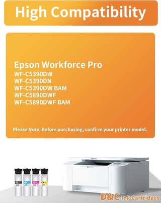 D&C T11D1-T11D4 4xTinta Epson Workforce WF-C5390DW