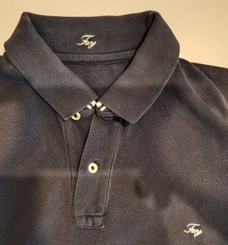 Polo hombre marca Fay Italy talla S azul marino