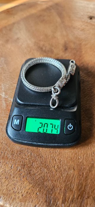Bracciale snake argento