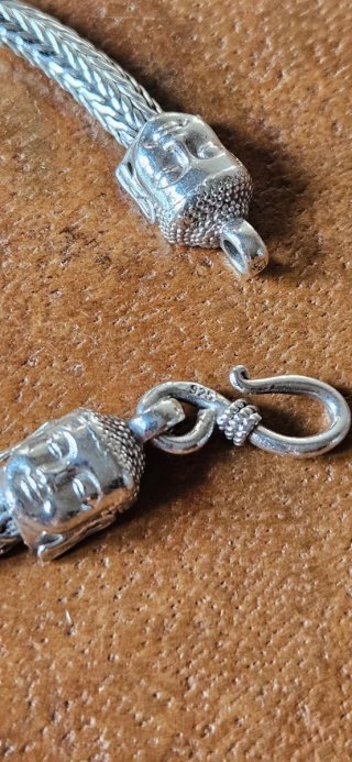 Bracciale snake argento