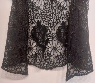 Chaleco cárdigan boho chic hippie mujer ganchillo