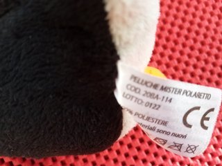 Peluche Mister Polaretto Originale