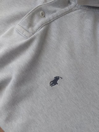 Polo Ralph Lauren hombre talla S gris clarito