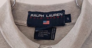 Polo Ralph Lauren hombre talla S gris clarito