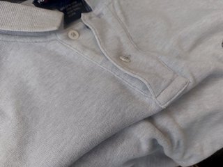 Polo Ralph Lauren hombre talla S gris clarito