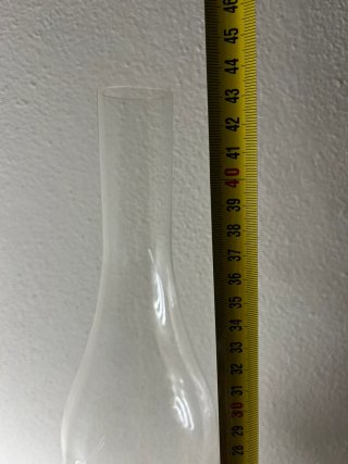 Lampada a olio vetro bianco opalino