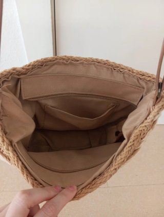 Bolso de rafia