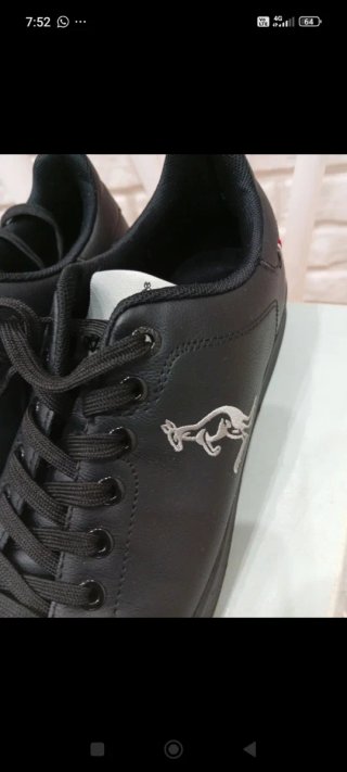 Sneakers Australian Donna Pelle Nera NUOVE