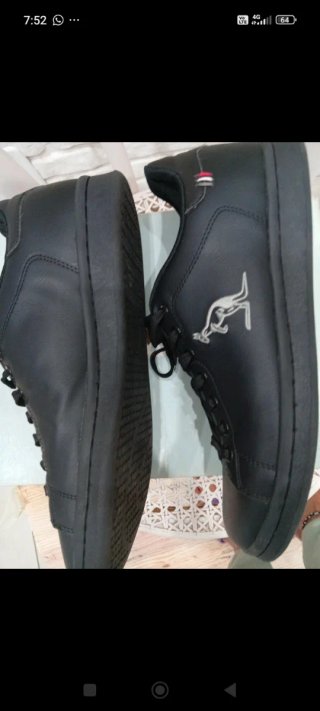 Sneakers Australian Donna Pelle Nera NUOVE