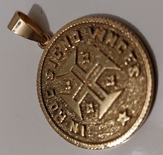 Moneda colgante oro 18k de 1930 peso 12,7gr