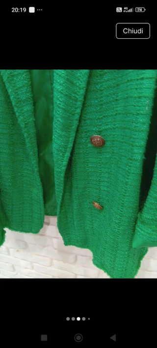 Blazer Giacca Donna Zara Verde