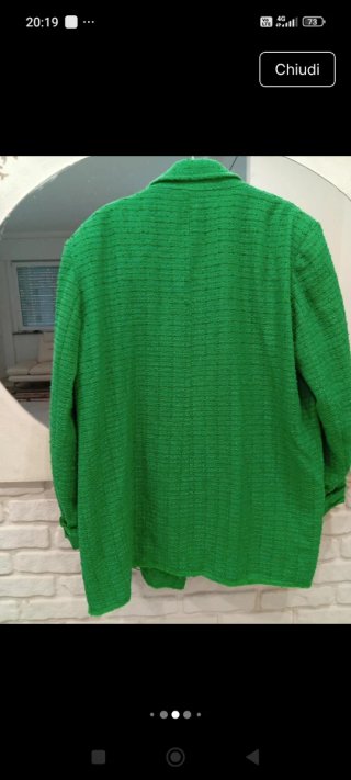 Blazer Giacca Donna Zara Verde