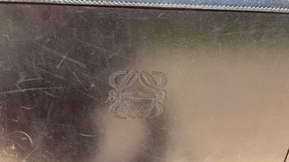Maletín ejecutivo Loewe piel negra vintage