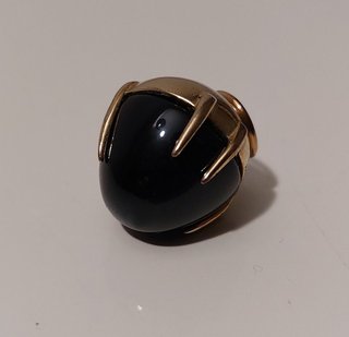 Colgante b. oro 18K con Zafiro estrella natural y