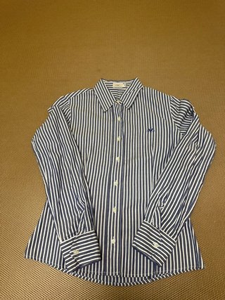Camisa rayas azul Thomas Burberry