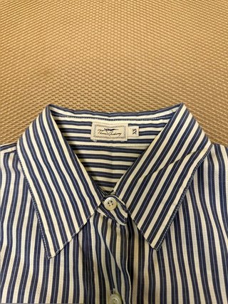 Camisa rayas azul Thomas Burberry