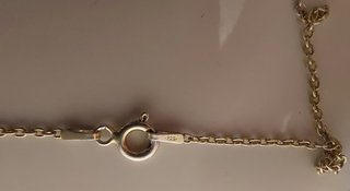 Colgante vintage de oro y aguamarina S.M. de 1950