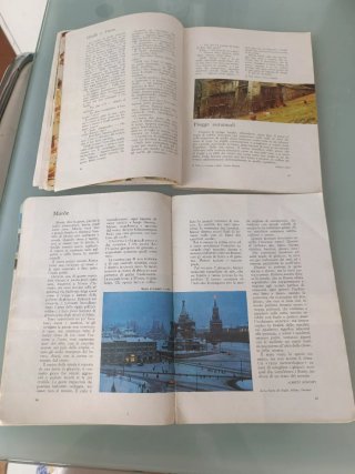 Coppia di libri per scuole elementari storici