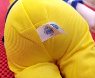 Peluche Sam il Pompiere