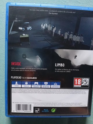 🇪🇦Inside y Limbo PS4 Double Pack
