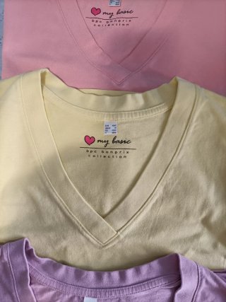 Set 3 magliette donna my basic