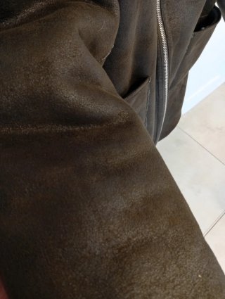 Mango Montone Marrone/Verde Donna S