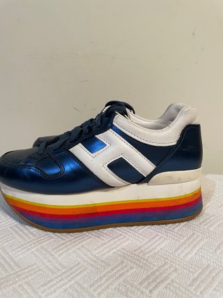 Hogan Sneakers Talla 36.5 Azul y Blanco