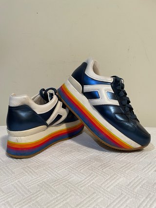 Hogan Sneakers Talla 36.5 Azul y Blanco