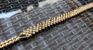 Collar vintage Swarovski de 1950 chapado oro antig