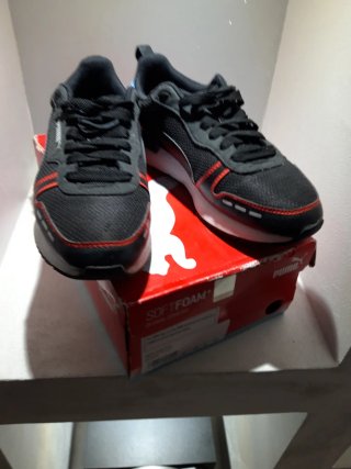 Scarpe Puma uomo nere e blu