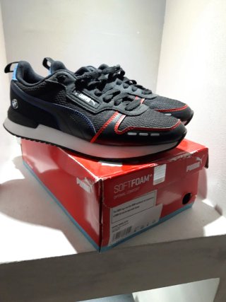 Scarpe Puma uomo nere e blu