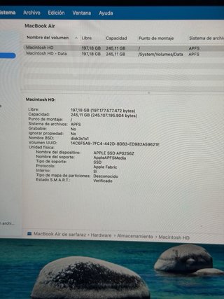 MacBook Air 15 M3 256GB SSD Medianoche