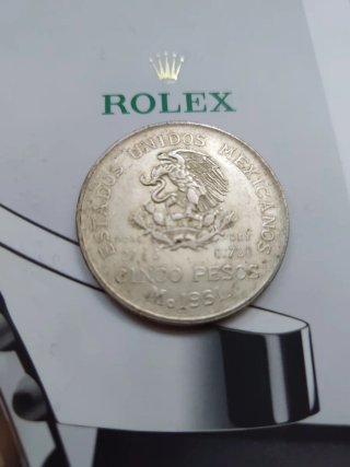 Moneda 5 Pesos Mexicanos 1951
