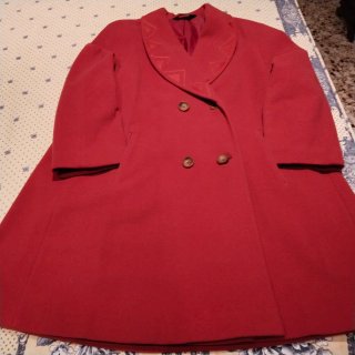 Abrigo Lana Coral Talla 44