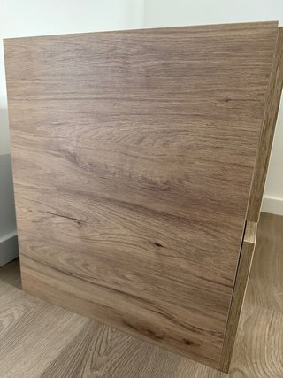 Mueble de baño de madera sin lavabo nuevo