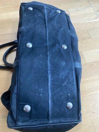Bolsa de viaje Prada hombre negra