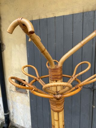 Mobiletto vintage in bambù