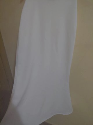 Cancán vestido novia blanco talla única