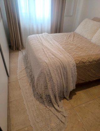 Colcha artesanal estilo boho