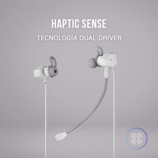 Mars Gaming MIHXW Blanco, Auriculares In-Ear, Micr